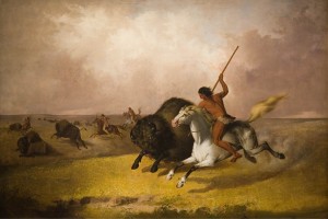 'Buffalo_Hunt_on_the_Southwestern_Prairies',_oil_on_canvas_painting_by_John_Mix_Stanley,_1845,_Smithsonian_American_Art_Museum_(Washington_D._C.)