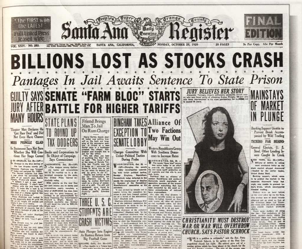 Wall Street Crash of 1929 PureHistory