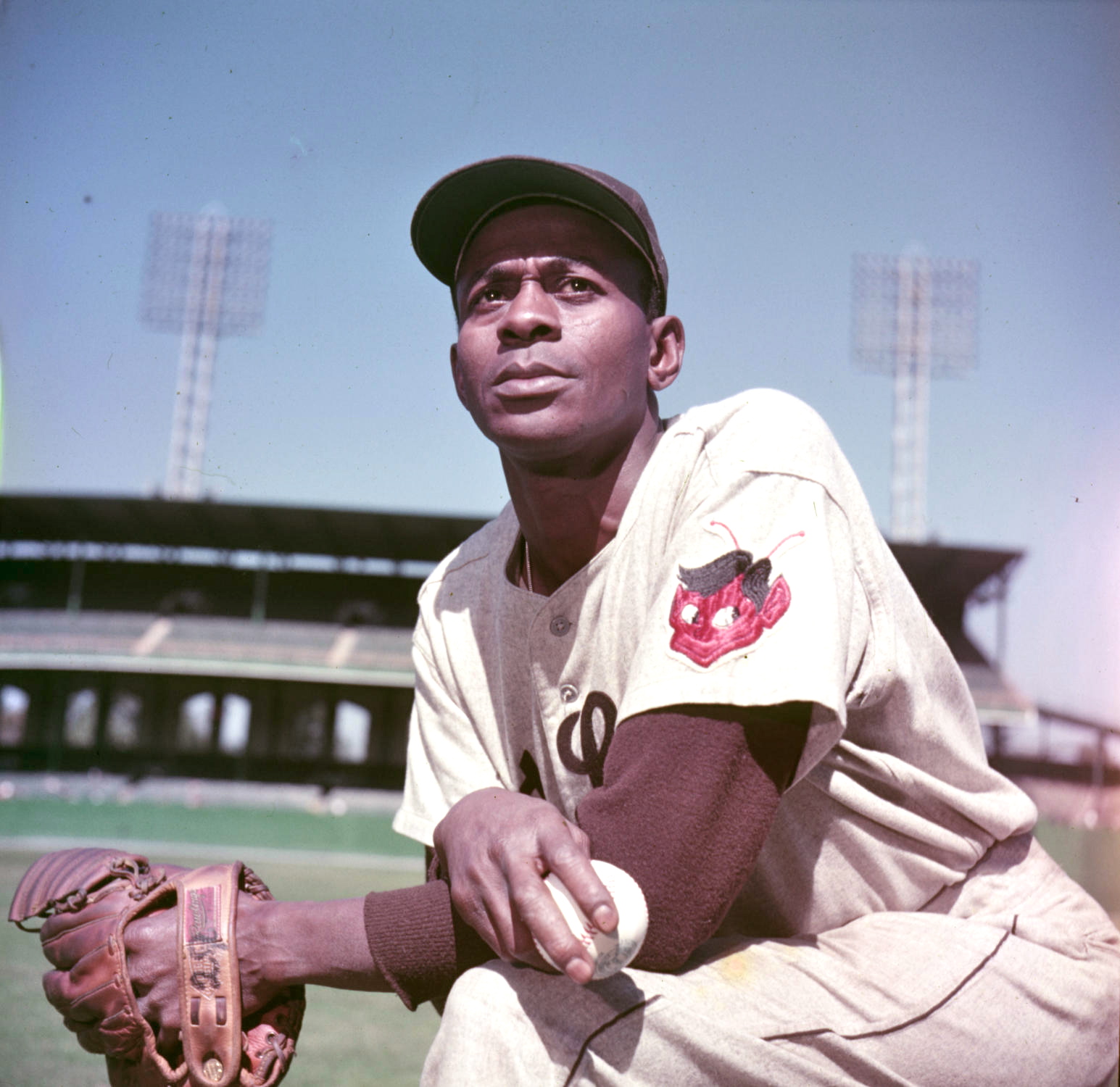 Satchel Paige of the St. Louis Browns, October 1, 1952.