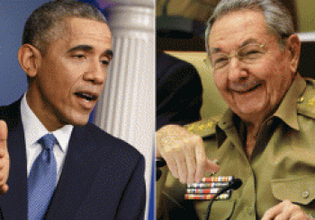 Barack Obama and Raul Castro Meet