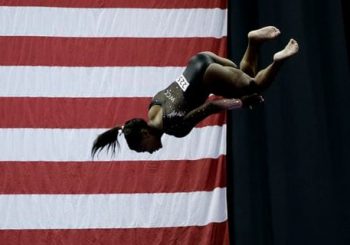 Simone Biles completes historic triple-double en route to sixth U.S. gymnastics championship by Liz Clarke