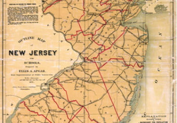 New Jersey Map 1872