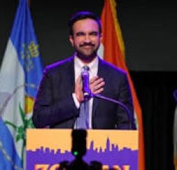 New York Mayor-elect Zohran Mamdani challenges Donald Trump in victory speech by Amy Sedghi; Nick Visser, Lauren Gambinoand and Fran Lawther 