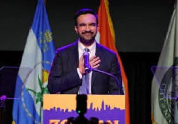 New York Mayor-elect Zohran Mamdani challenges Donald Trump in victory speech by Amy Sedghi; Nick Visser, Lauren Gambinoand and Fran Lawther 