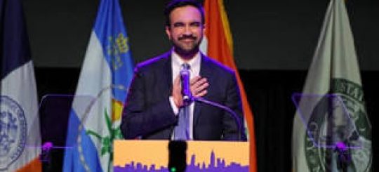 New York Mayor-elect Zohran Mamdani challenges Donald Trump in victory speech by Amy Sedghi; Nick Visser, Lauren Gambinoand and Fran Lawther 