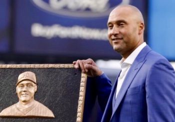 Derek Jeter’s number retirement ceremony