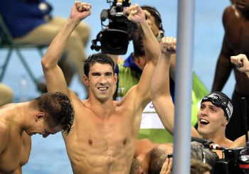 Michael Phelps Takes Double Gold